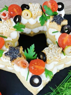 Una foto de Aperitivo estrella de Navidad
