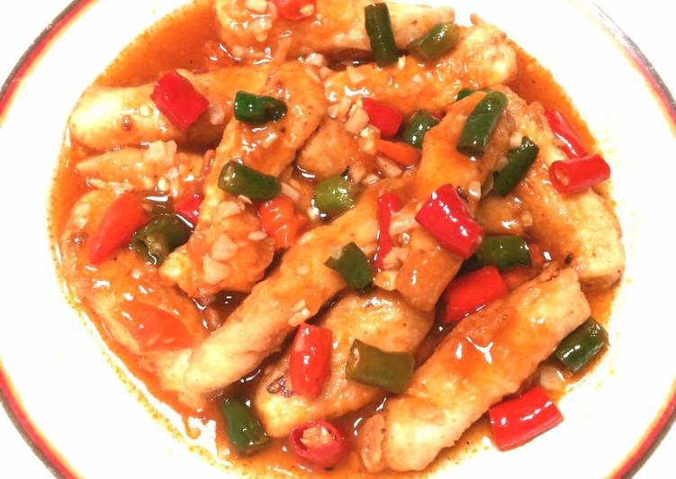 Finger Fish with sweet sour spicy souce
