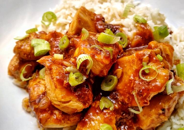 Easiest Way to Prepare Perfect Bourbon Chicken Chinese Takeaway Style