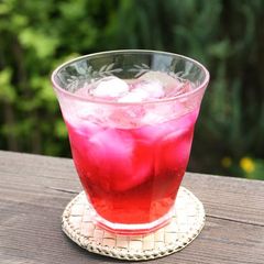 Clean and Refreshing Red Shiso Juice A picture of Clean and Refreshing Red Shiso Juice.