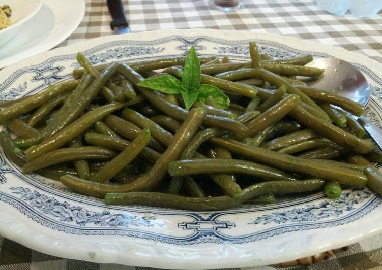 AMIEs Delicious "boiled FAGIOLINI"