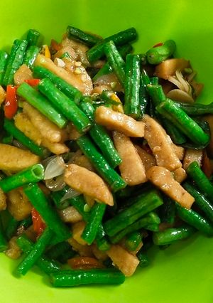 Foto resep Tumis kacang panjang tempe gembus