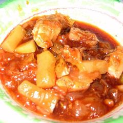 A picture of Crock Pot Boneless Spare Ribs and Sauerkraut.