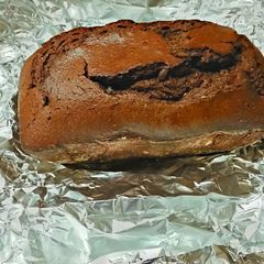 A picture of Chocolate Loaf Cake adapted from The Rumford Complete Cook Book- 1934.