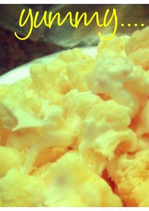 A picture of White chocolate Puffcorn.