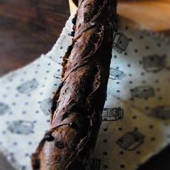 A picture of Black Baguette (Homemade Sourdough Starter Version).