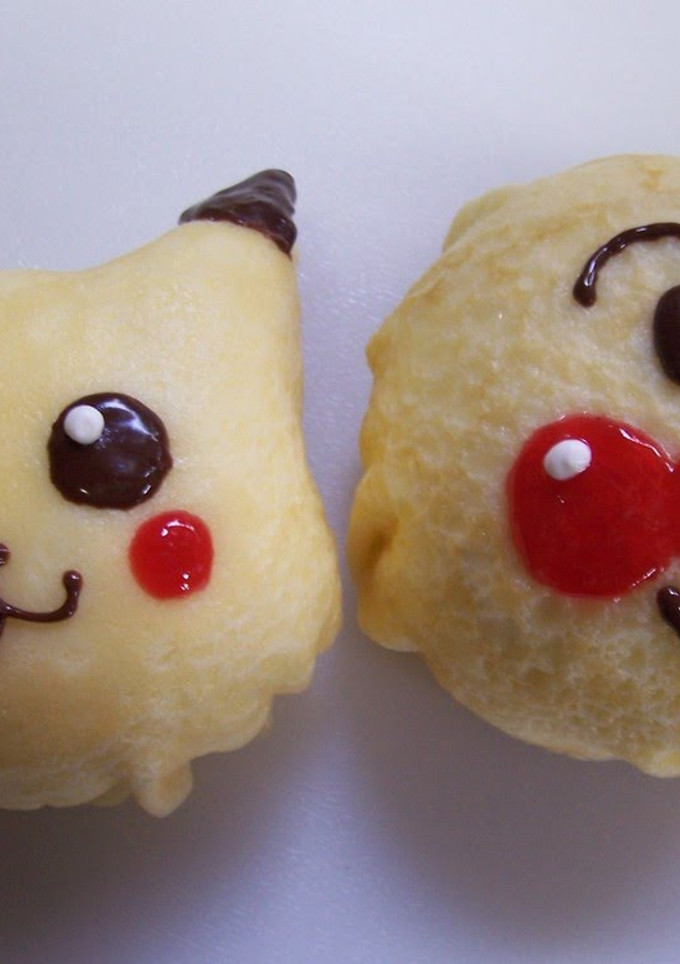 A picture of Character Crepes Made from Pancake Mix.