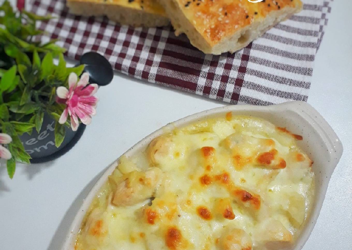 Bagaimana Menyiapkan Chicken Au Gratin Anti Gagal