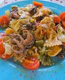 Ensalada de lacitos con pulpitos