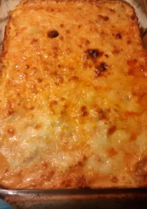 A picture of TL's Gimme More Layered Pizza Dip.