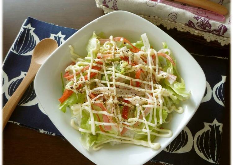 Easiest Way to Make Super Quick Homemade Crab Stick &amp; Mayo Rice Bowl