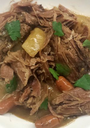 A picture of Simple Crock pot Roast with Gravy.