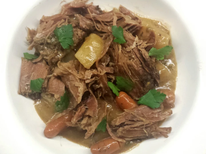 Recipe Simple Crock pot Roast with Gravy the So Delicious You can take Joss in your mouth