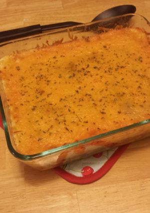 A picture of Shepards pie my way.
