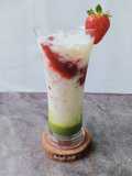 Strawberry Matcha Latte