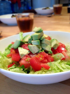 A picture of Simple avocado salad.