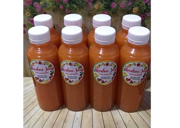 Langkah Mudah untuk Menyiapkan Diet Juice Mango Grape Carrot Apple yang Enak Banget