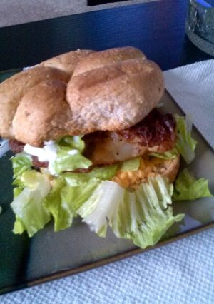 A picture of Beer Batterered Fish Sandwiches.