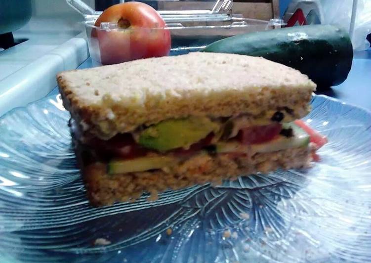 How to Prepare Favorite Cucumber, Avocado &amp;  Tomato Sandwich