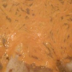 A picture of Burrito filling/Nacho topping.