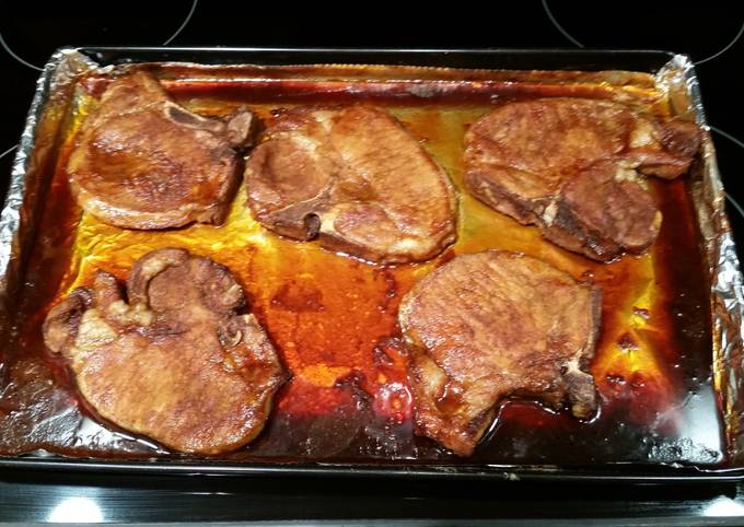 Brown Sugar Glazed Chops