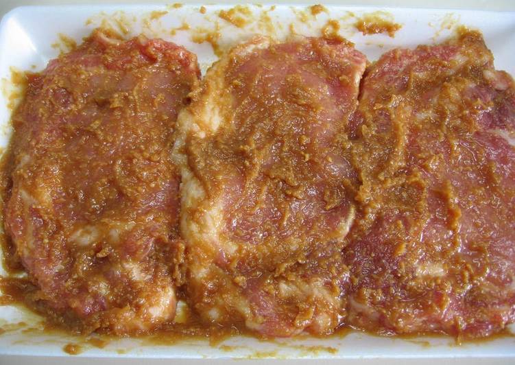Recipe of Favorite Make-Ahead Miso Marinated Pork