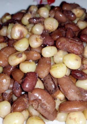 A picture of Salted githeri#4weeks challenge.