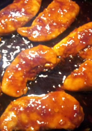 A picture of Orange chicken.