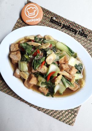 Foto resep Tumis pokcoy tahu