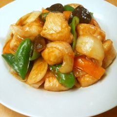 A picture of Delicious and Healthy Sweet & Sour Pork With Chicken Tenders.