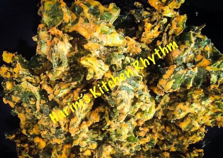 Simple Way to Prepare Favorite Palak pakodi/ crispy palak fritters