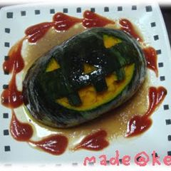 For Halloween! Kabocha Squash Stuffed with Meat A picture of For Halloween! Kabocha Squash Stuffed with Meat.