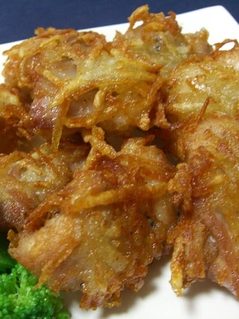 Simple Way Make Recipe Fried Chicken Coated with Shredded Potato that is Delicious, Appealing}