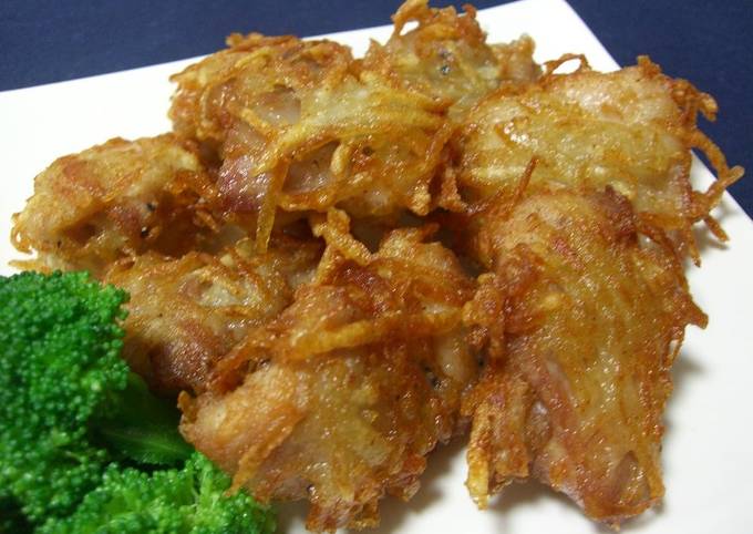 Fried Chicken Coated with Shredded Potato