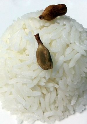 A picture of Cardamon Rice.