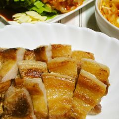 Easy Samgyeopsal in a Frying Pan A picture of Easy Samgyeopsal in a Frying Pan.