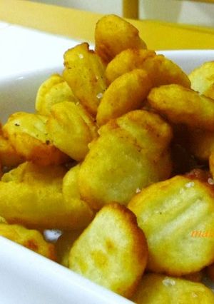 A picture of Fried Gnocchi Made with Mashed Potatoes.