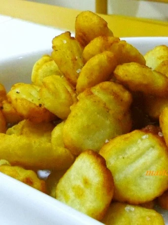 Simple Way Make Recipe Fried Gnocchi Made with Mashed Potatoes that is  Makes Drooling, Really Delicious}