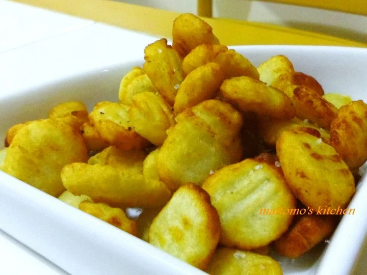 Simple Way Make Recipe Fried Gnocchi Made with Mashed Potatoes that is  Makes Drooling, Really Delicious}
