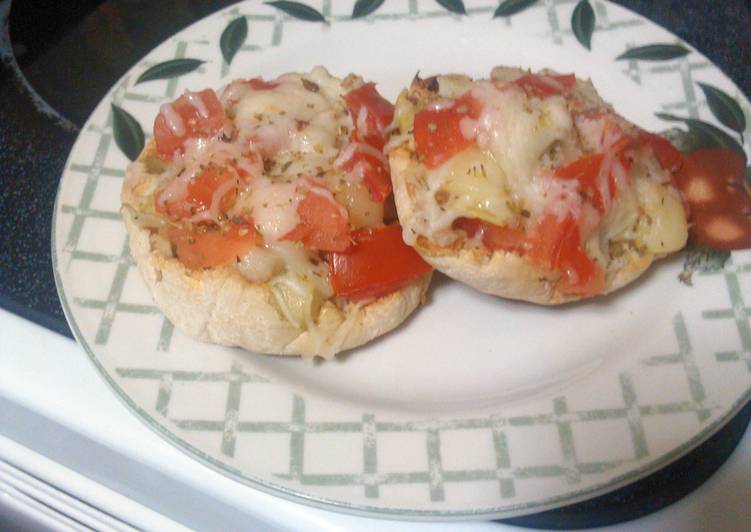 Easiest Way to Make Award-winning Mini Mediterranean Pizzas