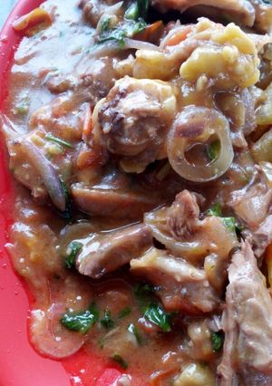 A picture of Mutton stew.