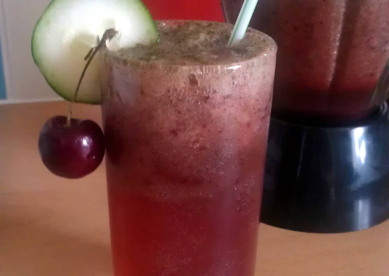 Vickys Cherry Cucumber Coolers, GF DF EF SF NF