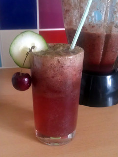 A picture of Vickys Cherry Cucumber Coolers, GF DF EF SF NF.