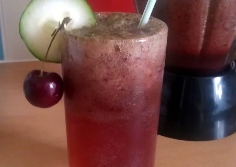 Recipe of Any-night-of-the-week Vickys Cherry Cucumber Coolers, GF DF EF SF NF
