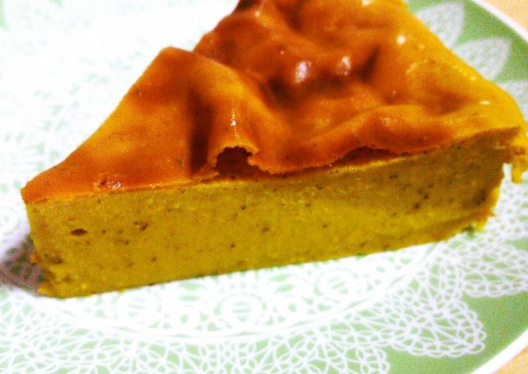 Steps to Make Super Quick Homemade Healthy With Tofu! Easy Kabocha Squash Pudding Cake