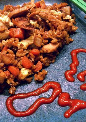 A picture of Japanese Fried Rice: MOOSE REDUX.