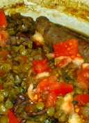 Venison Sausage and Green Lentil Stew