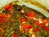 braised lentils