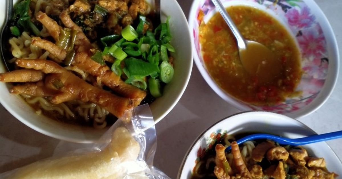 Mie ayam ala abang-abang gerobak