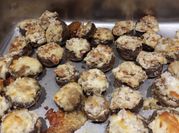 A picture of stuffed mushrooms